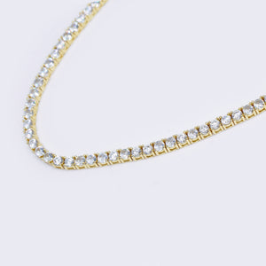 14K Penelope Cubic Zirconia Tennis Chain Necklace 14K Penelope Cubic Zirconia Tennis Chain Necklace