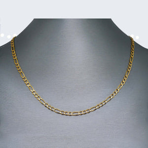 14K FIGARO CHAIN SOLID 14K FIGARO CHAIN SOLID