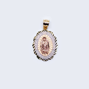 14K Virgen de Guadalupe Pendant Charm 14K Virgen de Guadalupe Pendant Charm