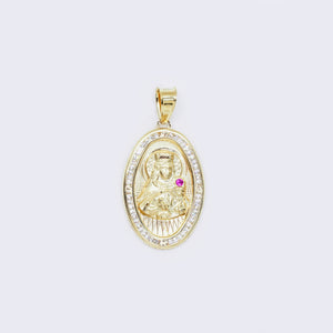 14K Santa Barbara Oval with Cubic Zirconia 14K Santa Barbara Oval with Cubic Zirconia
