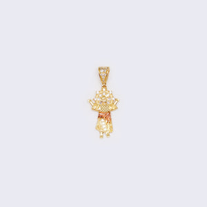14K CZ Baby Jesus Charm 14K CZ Baby Jesus Charm