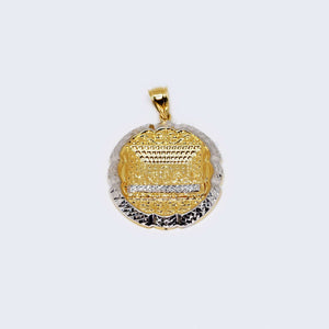 14K Gold Religious Picture "La última cena" Charm Pendant 14K Gold Religious Picture "La última cena" Charm Pendant