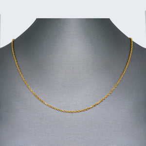 14K SOLID ROPE CHAIN 14K SOLID ROPE CHAIN