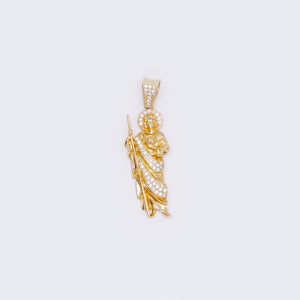 14k Yellow Gold Saint Jude judas Pendant 14k Yellow Gold Saint Jude judas Pendant