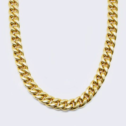 14K Miami Cuban chain 20" & 12mm