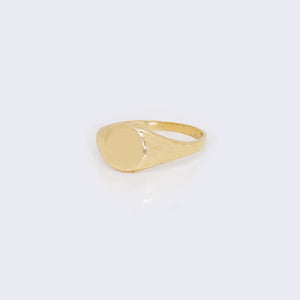 14K Medium Shiny Signet Ring 14K Medium Shiny Signet Ring
