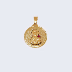 14K Gold Saint Barbara Charm Pendant 14K Gold Saint Barbara Charm Pendant