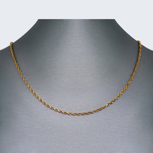 14K SOLID ROPE CHAIN 14K SOLID ROPE CHAIN