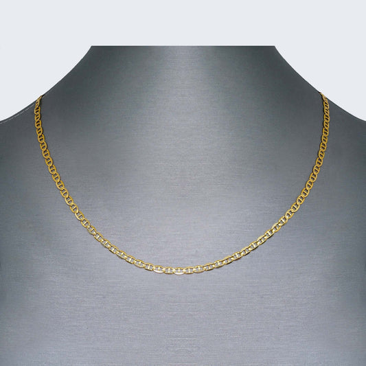 14K GUCCI FLAT YELLOW GOLD