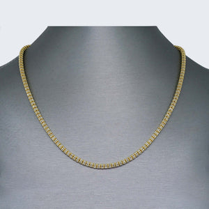 14K ICE CHAIN YELLOW/WHITE 14K ICE CHAIN YELLOW/WHITE