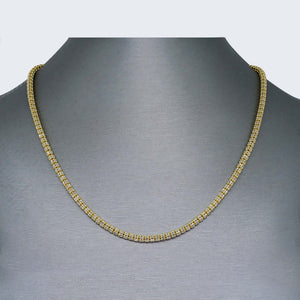 14K ICE CHAIN YELLOW/WHITE 14K ICE CHAIN YELLOW/WHITE