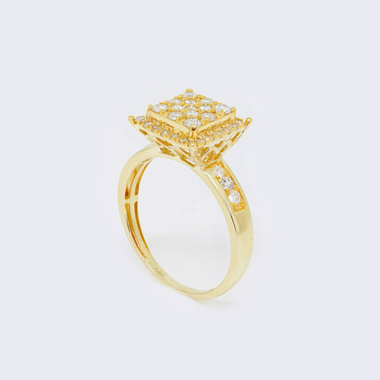 14K 1.23CT Diamond Tri Set