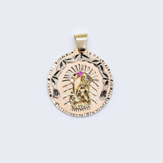 14K Saint Barbara Pendant Charm
