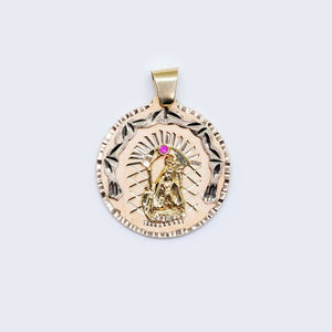 14K Saint Barbara Pendant Charm 14K Saint Barbara Pendant Charm