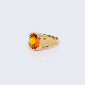 14K CITRINE OVAL STONE 14K CITRINE OVAL STONE