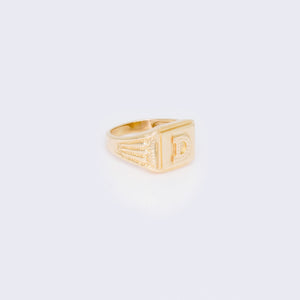 14K Initial D Fashion Ring 14K Initial D Fashion Ring
