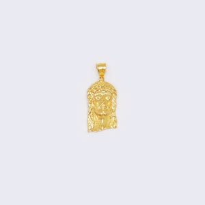 14K Polished Jesus Face 14K Polished Jesus Face