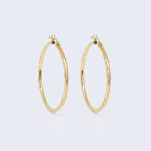10K Gold Classic Hoop Earrings 10K Gold Classic Hoop Earrings