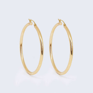 10K Gold Classic Hoop Earrings 10K Gold Classic Hoop Earrings