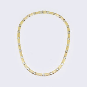 14K Two-Tone Multi Dots Chocker 14K Two-Tone Multi Dots Chocker