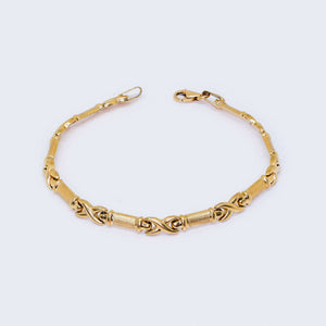 14K Gold X Linked Design Bracelet 14K Gold X Linked Design Bracelet