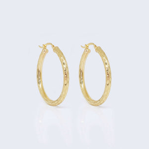 10K Gold Classic Hoop Earrings 10K Gold Classic Hoop Earrings