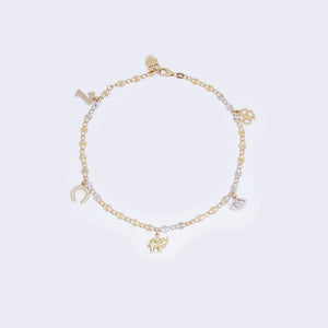 14K Lucky charms Ankle Bracelet 14K Lucky charms Ankle Bracelet