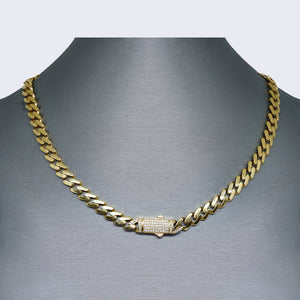 14K Milano 16" Chocker with Cubic Zirconia 14K Milano 16" Chocker with Cubic Zirconia