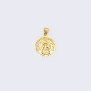 14K Virgin Mary Charm Necklace Pendant 14K Virgin Mary Charm Necklace Pendant