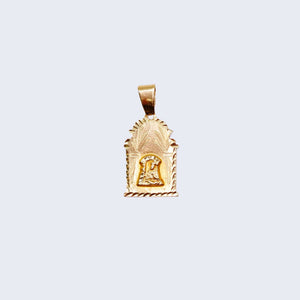 14K Gold Religious Figure Pendant Charm 14K Gold Religious Figure Pendant Charm