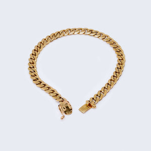 10K Gold VIP Cuban Brac 8 1/4¨ Long 6.4 mm Thick 10K Gold VIP Cuban Brac 8 1/4¨ Long 6.4 mm Thick