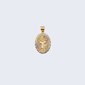 14K Gold Devine Child Divino Niño Pendant Charm 14K Gold Devine Child Divino Niño Pendant Charm