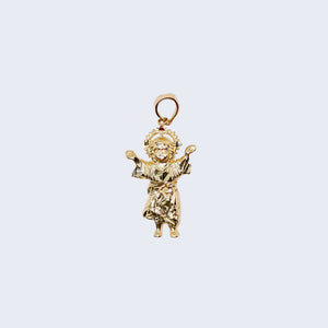 14K Gold Devine Child Divino Niño Pendant Charm 14K Gold Devine Child Divino Niño Pendant Charm