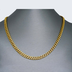 14K SEMI SOLID HOLLOW CUBAN 14K SEMI SOLID HOLLOW CUBAN