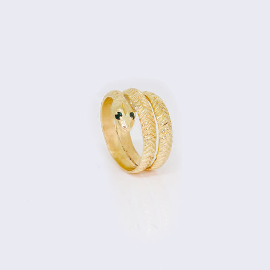 14K Snake Cocktail Ring