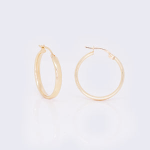 14K Plain Classic Hoops 13mm 14K Plain Classic Hoops 13mm