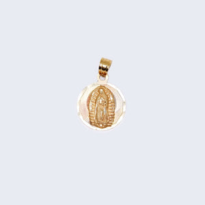 14K Gold Virgen de Guadalupe Pendant Charm 14K Gold Virgen de Guadalupe Pendant Charm