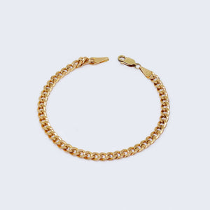 10K Gold Hollow Cuban 8 1/4¨ Long 5 mm Thick Bracelet 10K Gold Hollow Cuban 8 1/4¨ Long 5 mm Thick Bracelet