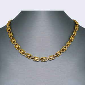 14K Round Belcher Link Chocker 14K Round Belcher Link Chocker