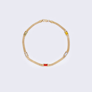 14K Bismark-Link Ankle Bracelet 14K Bismark-Link Ankle Bracelet