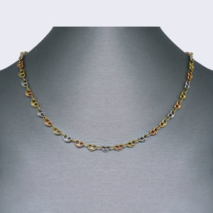 14K Tri-tone Mariner Link Chocker 14K Tri-tone Mariner Link Chocker