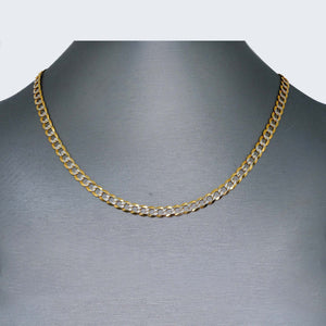 14K TWO TONE SOLID CUBAN 14K TWO TONE SOLID CUBAN