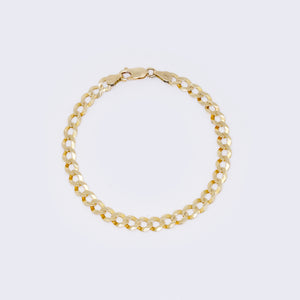 14K Miami Curb Link Solid Bracelet 7" 5mm 14K Miami Curb Link Solid Bracelet 7" 5mm