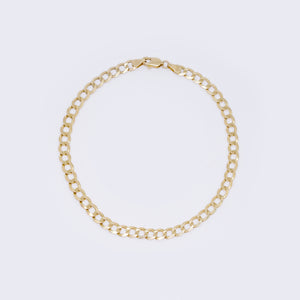 14K Miami Curb Link Solid Bracelet 8.75" 5mm 14K Miami Curb Link Solid Bracelet 8.75" 5mm