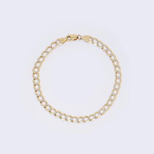 14K Cuban Link Diamond Cut Bracelet 8.5" 6mm 14K Cuban Link Diamond Cut Bracelet 8.5" 6mm