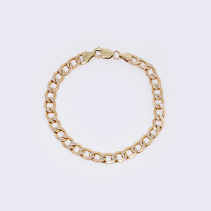 14K Cuban Curb Link Bracelet 7.5" 7mm 14K Cuban Curb Link Bracelet 7.5" 7mm
