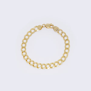 14K Cuban Chain Curb Link Diamond Cut Bracelet 7" 7mm 14K Cuban Chain Curb Link Diamond Cut Bracelet 7" 7mm