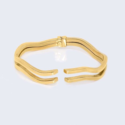 14K Gold Two Linked Bracelet