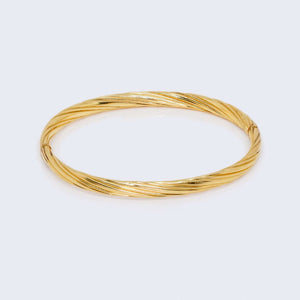 14K Gold Twist Hinged Bangle Bracelet 14K Gold Twist Hinged Bangle Bracelet