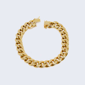 14K Solid Gold Miami Cuban Bracelet 14K Solid Gold Miami Cuban Bracelet